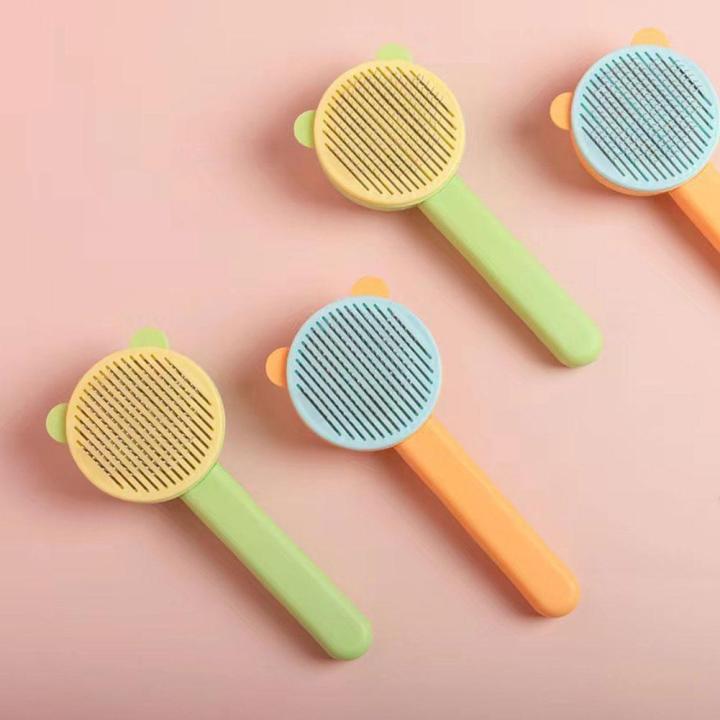 Cat & Dog Grooming Brush, pet comb, self cleaning, hair remover Cat brush,dog & rabbit