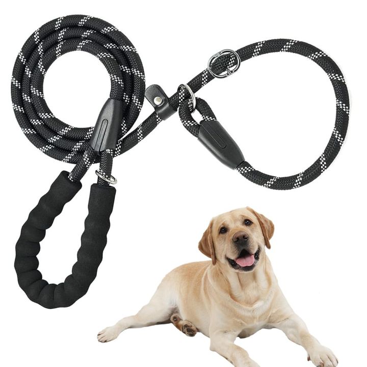 Pet Dog Nylon Adjustable Loop Training Lead Collar Leash Traction Rope